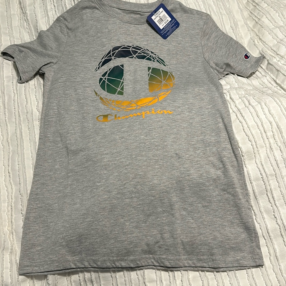 Grey champion shirt